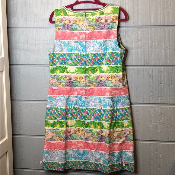 Lilly Pulitzer pattern stripe shift dress - Picture 4 of 4